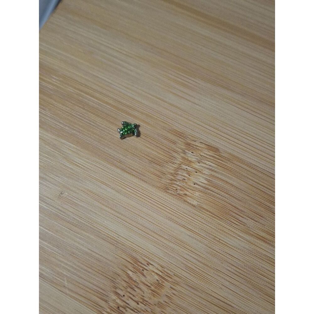 Green Turtle Charm For Floating Lockets